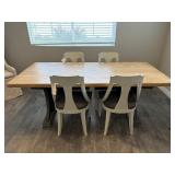 5PC DINING TABLE & CHAIRS