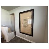 LARGE FRAMED WALL ART