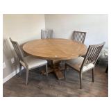 5PC DINING TABLE & CHAIRS