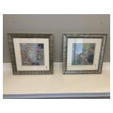 2PC FRAMED WALL ART