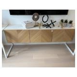 FLOATING MEDIA CONSOLE & SHELVES