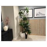 2PC FAUX FLOOR PLANT