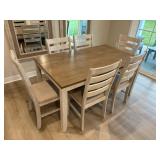 7PC DINING TABLE & CHAIRS 7PC DINING TABLE & CHAIRS