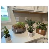 9PC FAUX FLORALS & GREENERY 9PC FAUX FLORALS & GREENERY