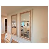 2PC LARGE WALL MIRRORS 2PC LARGE WALL MIRRORS
