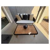 3PC OUTDOOR TABLE & CHAIRS 3PC OUTDOOR TABLE & CHAIRS