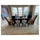 9PC DINING TABLE AND CHAIRS 9PC DINING TABLE AND CHAIRS