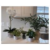 5PC FAUX FLORAL & FAUX GREENERY 5PC FAUX FLORAL & FAUX GREENERY