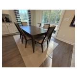 7PC DINING TABLE AND CHAIRS