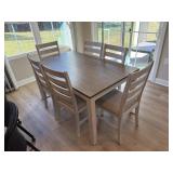 7PC DINING TABLE & CHAIRS