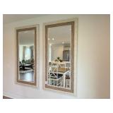 2PC LARGE WALL MIRRORS
