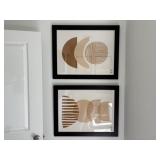 2PC FRAMED WALL ART