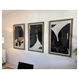 3PC FRAMED WALL ART