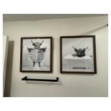 2PC FRAMED WALL ART