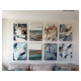 8PC CANVAS WALL ART