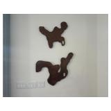 2PC WOODEN WALL ART