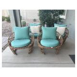 4PC OUTDOOR CHAIRS