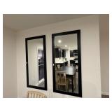 2PC LARGE WALL MIRRORS