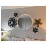 5PC WALL ART & MIRROR