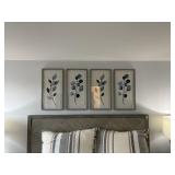 4PC  FRAMED WALL ART