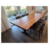 7PC DINING TABLE & CHAIRS