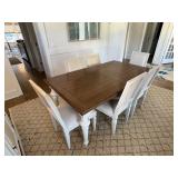 7PC DINING TABLE & CHAIRS