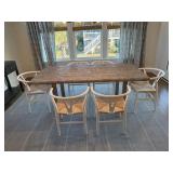 7PC DINING TABLE & CHAIRS