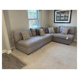 GRAY SECTIONAL SOFA