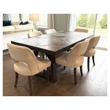 7PC DINING TABLE AND CHAIRS