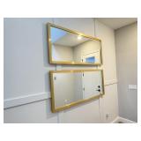 2PC LARGE WALL MIRRORS