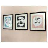 3PC FRAMED PRINTS