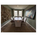 7PC DINING TABLE & CHAIRS