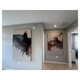 2PC LARGE CANVASES