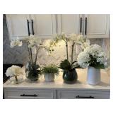 5PC FAUX GREENERY & FAUX FLORALS