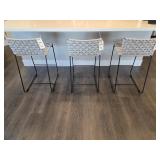 3PC COUNTER STOOLS
