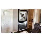 2PC ASSORTED FRAMED PRINTS