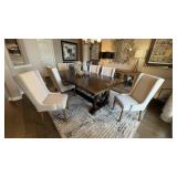 7PC DINING TABLE & CHAIRS