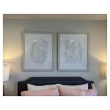 2PC FRAMED WALL ART