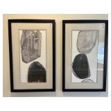 2PC FRAMED WALL ART