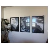 3PC FRAMED WALL ART