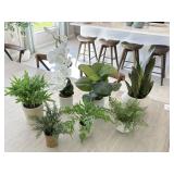 7PC FAUX PLANTS
