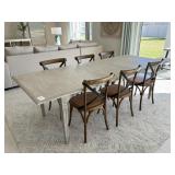 7PC DINING TABLE & CHAIRS