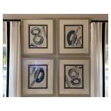 4PC FRAMED PRINTS