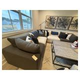 5PC MODULAR SECTIONAL  W/PILLOWS