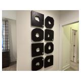 8PC DECORATIVE WALL ART