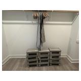 ASSORTED CLOSET ITEMS