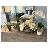 5PC FAUX GREENERY & FAUX FLORALS