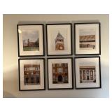 6PC FRAMED PRINTS