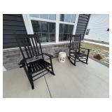 2PC OUTDOOR ROCKING CHAIRS
