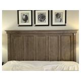 3PC KING HEADBOARD, DRESSER, MIRROR